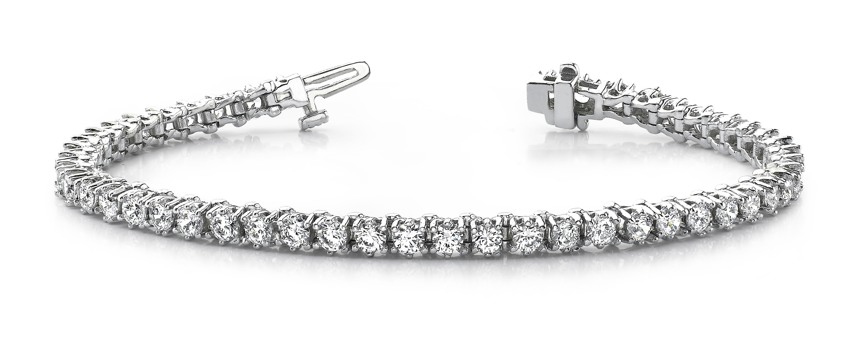 SB921 Six Prong Diamond Tennis Bracelet - Aaron & Son Wholesale Mountings